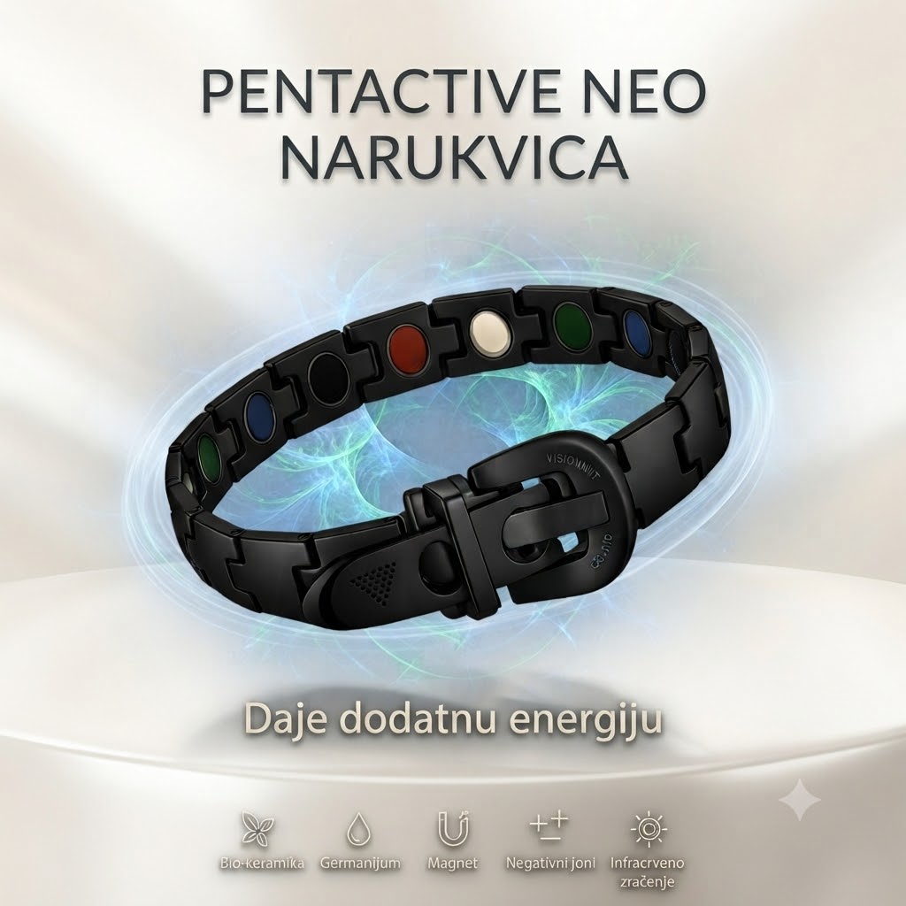 Pentactive Neo Narukvica – Crna Mat