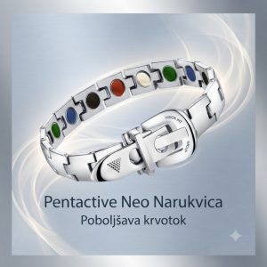 Pentactive Neo Narukvica – Srebrna Pentactive Neo Narukvica – Srebrna